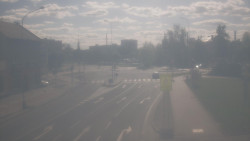 Křižovatka ulic Komenského a Velké Novosady