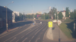 Křižovatka ulic Komenského a Velké Novosady