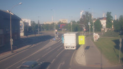 Křižovatka ulic Komenského a Velké Novosady