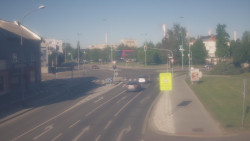 Křižovatka ulic Komenského a Velké Novosady
