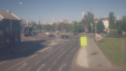 Křižovatka ulic Komenského a Velké Novosady