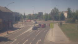 Křižovatka ulic Komenského a Velké Novosady