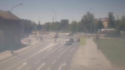 Křižovatka ulic Komenského a Velké Novosady