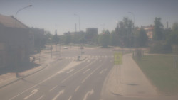 Křižovatka ulic Komenského a Velké Novosady