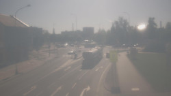 Křižovatka ulic Komenského a Velké Novosady