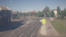 Křižovatka ulic Komenského a Velké Novosady