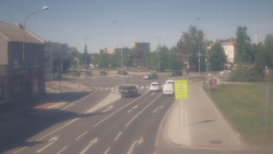 Křižovatka ulic Komenského a Velké Novosady