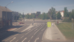 Křižovatka ulic Komenského a Velké Novosady