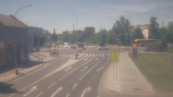 Křižovatka ulic Komenského a Velké Novosady