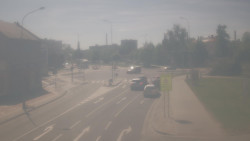 Křižovatka ulic Komenského a Velké Novosady