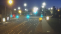Křižovatka ulic Komenského a Velké Novosady