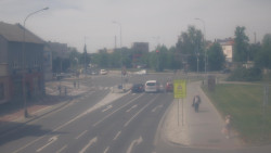 Křižovatka ulic Komenského a Velké Novosady