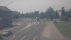 Křižovatka ulic Komenského a Velké Novosady