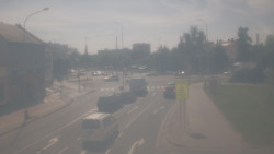 Křižovatka ulic Komenského a Velké Novosady
