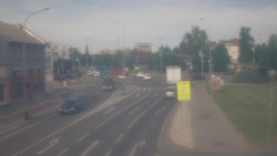Křižovatka ulic Komenského a Velké Novosady