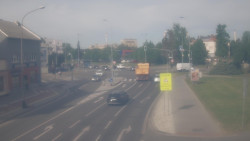 Křižovatka ulic Komenského a Velké Novosady