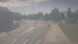 Křižovatka ulic Komenského a Velké Novosady
