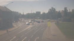 Křižovatka ulic Komenského a Velké Novosady