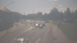 Křižovatka ulic Komenského a Velké Novosady