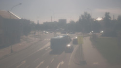 Křižovatka ulic Komenského a Velké Novosady