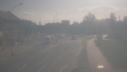Křižovatka ulic Komenského a Velké Novosady