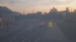 Křižovatka ulic Komenského a Velké Novosady
