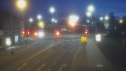 Křižovatka ulic Komenského a Velké Novosady
