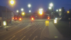 Křižovatka ulic Komenského a Velké Novosady