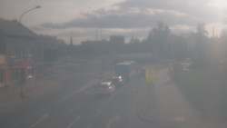 Křižovatka ulic Komenského a Velké Novosady
