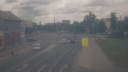 Křižovatka ulic Komenského a Velké Novosady
