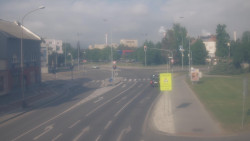 Křižovatka ulic Komenského a Velké Novosady