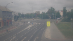 Křižovatka ulic Komenského a Velké Novosady