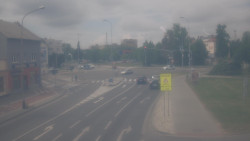 Křižovatka ulic Komenského a Velké Novosady