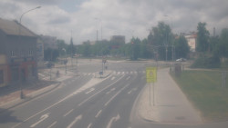 Křižovatka ulic Komenského a Velké Novosady