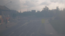 Křižovatka ulic Komenského a Velké Novosady