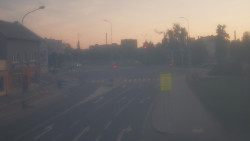 Křižovatka ulic Komenského a Velké Novosady