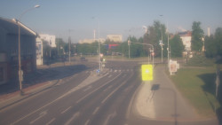 Křižovatka ulic Komenského a Velké Novosady