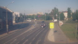 Křižovatka ulic Komenského a Velké Novosady