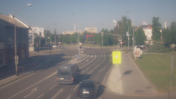 Křižovatka ulic Komenského a Velké Novosady