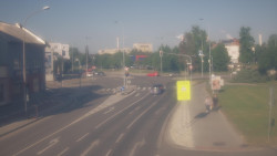 Křižovatka ulic Komenského a Velké Novosady