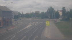 Křižovatka ulic Komenského a Velké Novosady