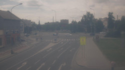 Křižovatka ulic Komenského a Velké Novosady