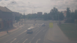 Křižovatka ulic Komenského a Velké Novosady