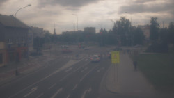 Křižovatka ulic Komenského a Velké Novosady