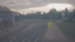 Křižovatka ulic Komenského a Velké Novosady