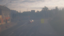 Křižovatka ulic Komenského a Velké Novosady