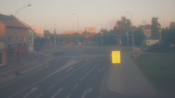 Křižovatka ulic Komenského a Velké Novosady