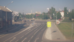 Křižovatka ulic Komenského a Velké Novosady