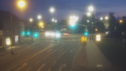 Křižovatka ulic Komenského a Velké Novosady