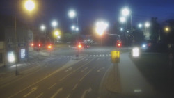 Křižovatka ulic Komenského a Velké Novosady